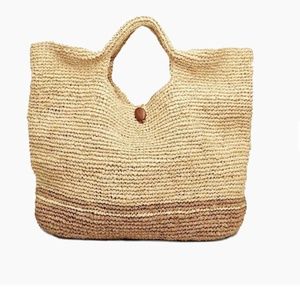VITAMIN A TASH TOTE (STRAW) NWT